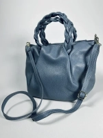 Женская серо-голубая сумка Penna Codino