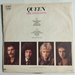 Винтажная виниловая пластинка LP Queen Куин Greatest Hits Самые Известные Хиты (Болгария 1987) EX