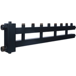 Коллектор с гидравлической стрелкой ROMMER - 1"1/2 НР на 4+1 контур 1" НР (до 85 кВт)