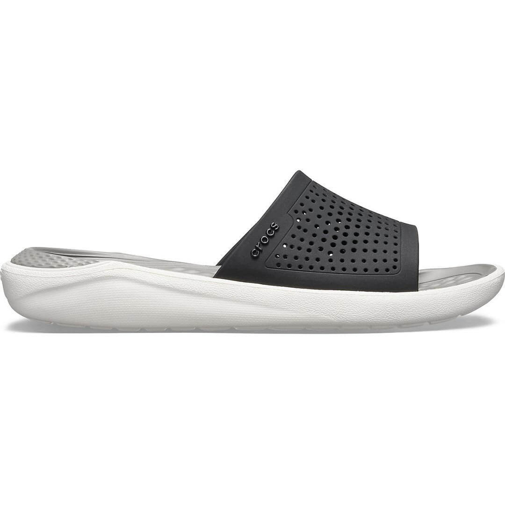 Шлепанцы CROCS LiteRide Slide Black Smoke