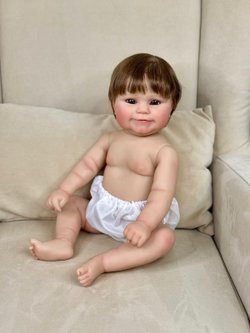 Кукла Реборн виниловая 50см без одежды (FA-086W)