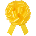 Бант-шар в желтом цвете, лаковый, 21 см/ 36 см