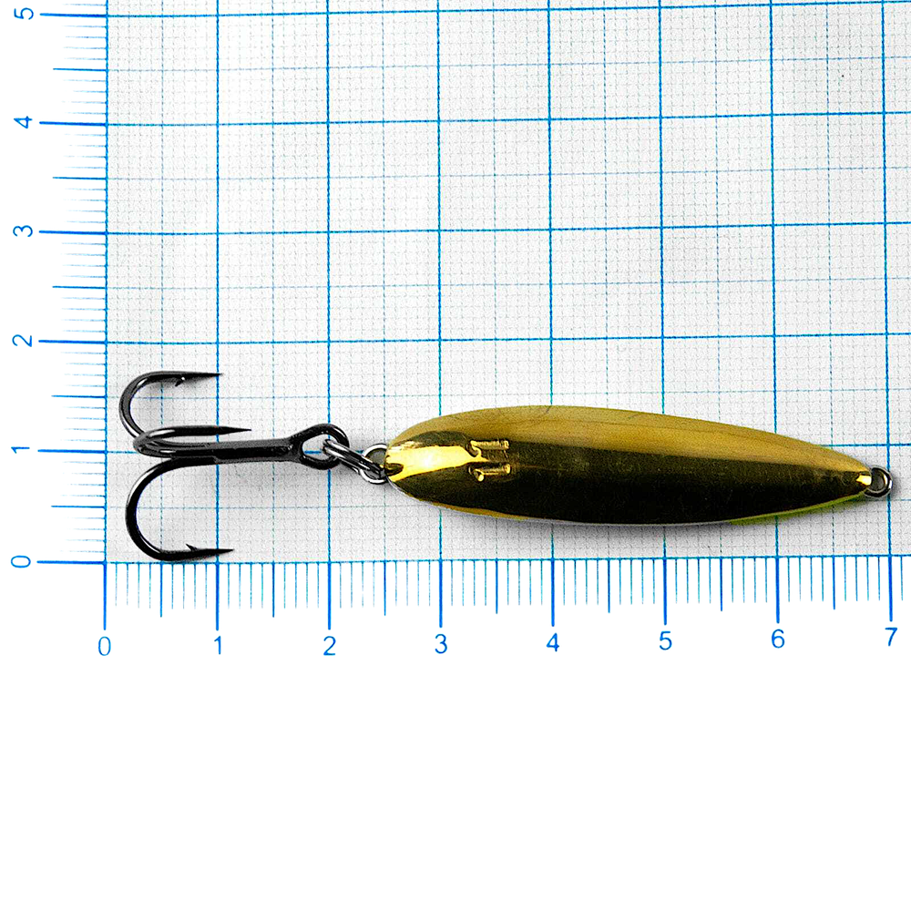 Блесна зимняя Жор Алтынка 3.6 13г 50мм Тройник Колебалка -