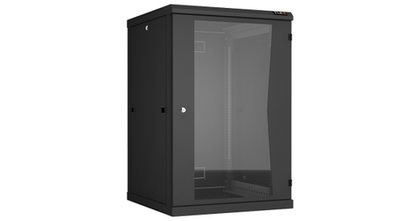 Шкаф настенный 19", 18U TLK TWC-186060-R-G-BK