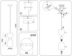 Ambrella Подвесной светильник Modern LH56081