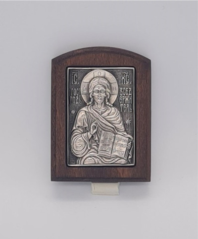 Икона авто дер.сер. 4*6арка Господь Вседерж (КовБ) 10669657