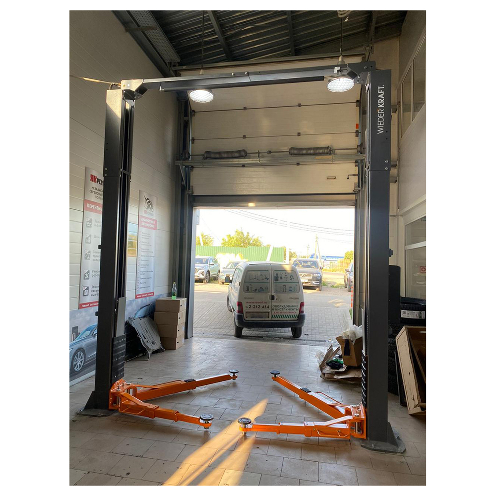 WDK-529E Подъемник двухстоечный с верхней синхронизацией 4 тонны, электр.разбл., 380В