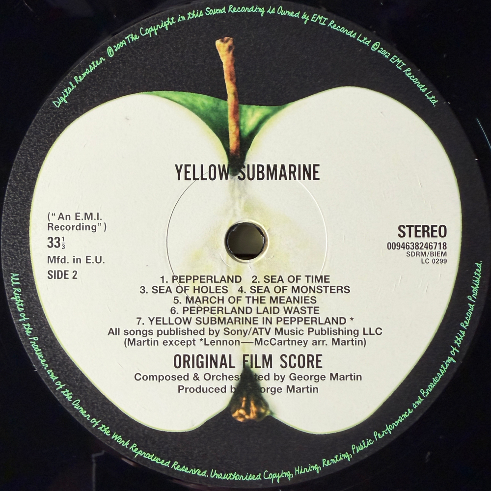 The Beatles - Yellow Submarine (Европа 2012г.)