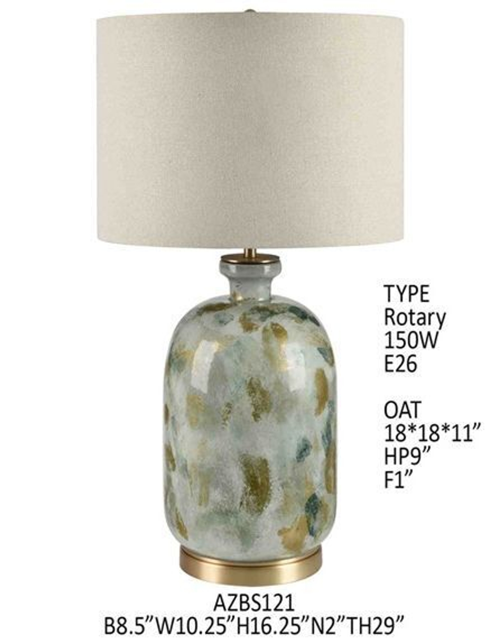 Лампа настольная Ember Urn