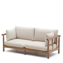 Двухместный уличный диван Sacova из массива эвкалипта, 195 см