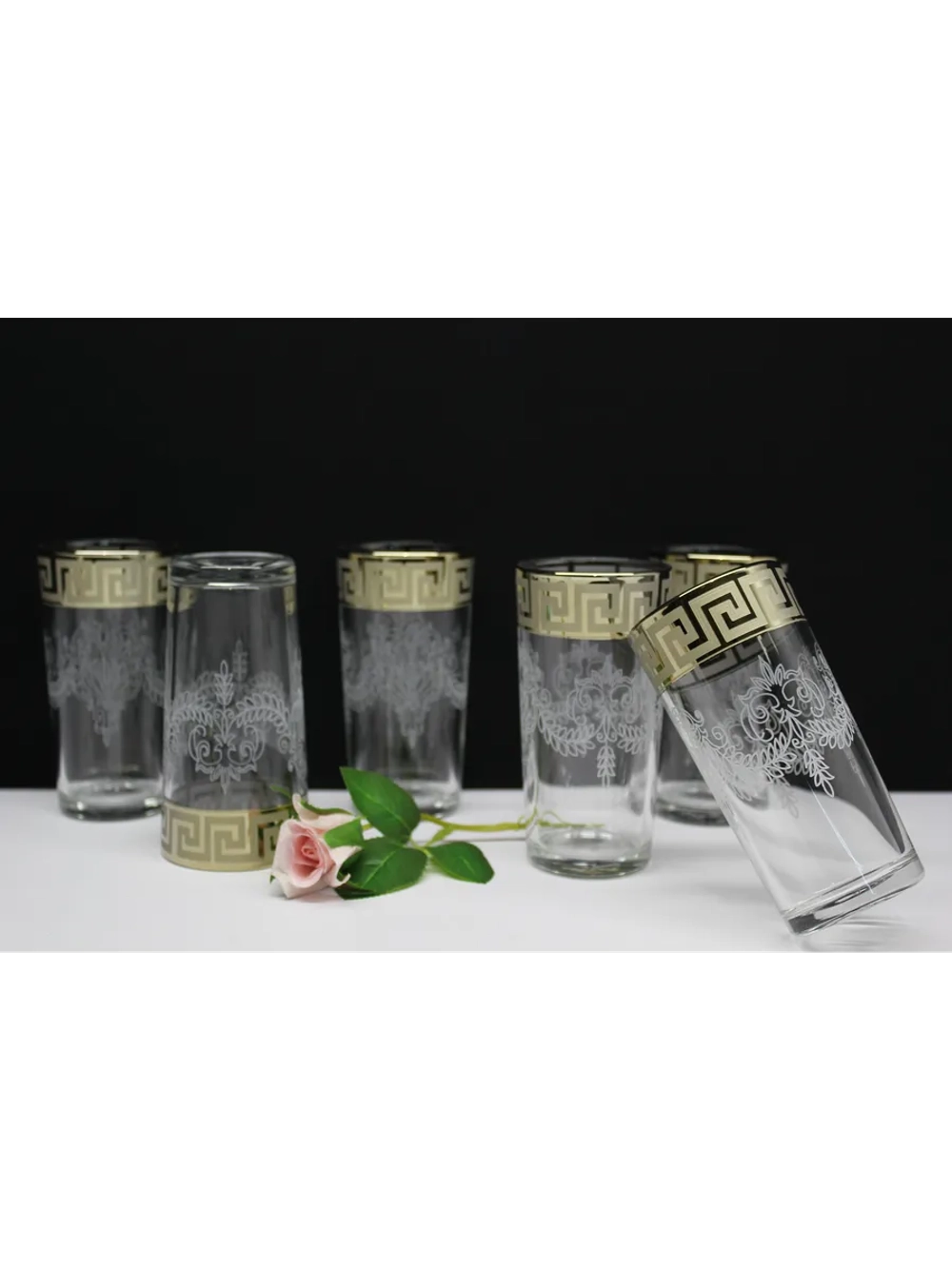 Стакан для напитков сока и воды высокие