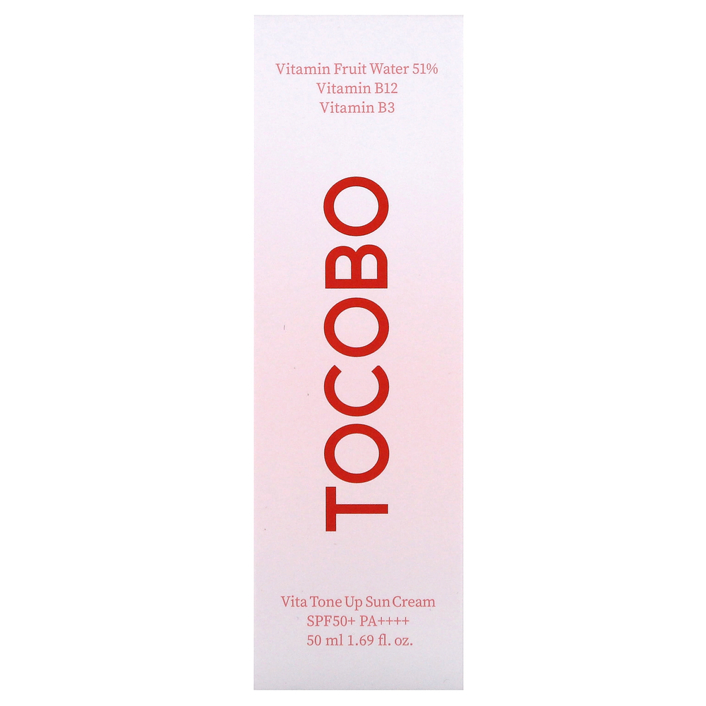 Tocobo, Vita Tone Up SunCream, SPF 50+, PA ++++, 50 мл (1,69 жидк. унции)