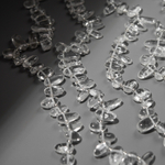 Горный хрусталь натуральный, перышки, 8-23мм