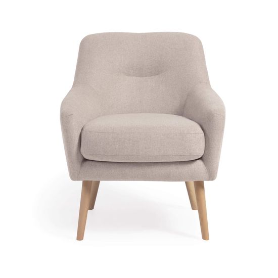 Candela Кресло из бежевой ткани