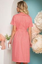 Платье "Летний мотив" (коралл) П3618 LT Collection (Акция)