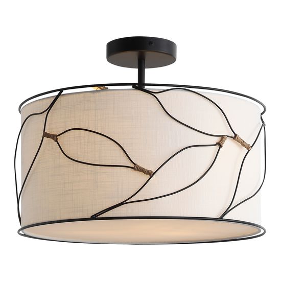 SL6228.402.03 Светильник подвесной ST-Luce Черный/Бежевый E27 3*60W ROOT