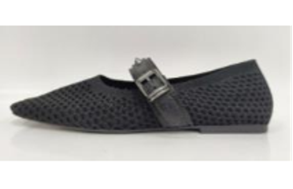 BIJOUX SS25-M-150587-001 black-25L Женские балетки летние