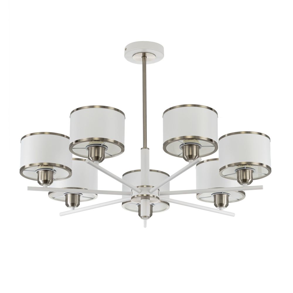 Citilux ALTON CL421272 Люстра на штанге с абажурами Белая