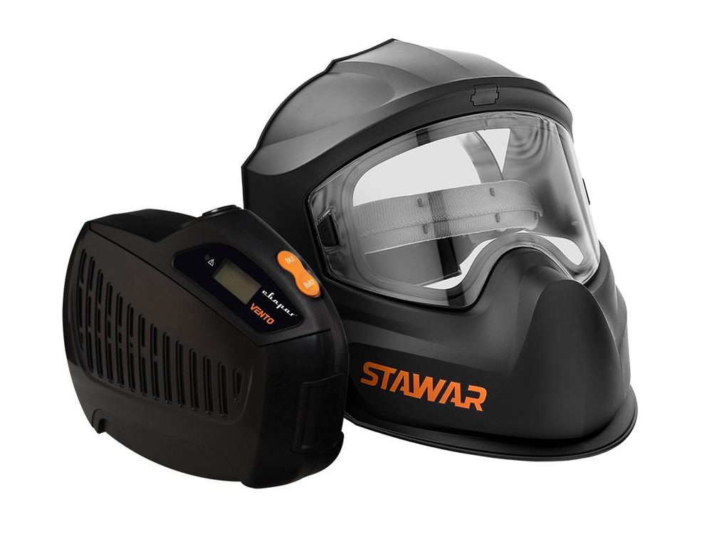 Маска для сварки Сварог STAWAR + Устройство подачи воздуха VENTO (СИЗОД)