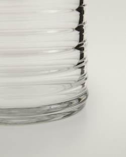 Zara Home кувшин из стекла, цвет прозрачный, 17 см