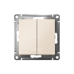 Переключатель проходной 2-кл. СП AtlasDesign 10А IP20 (сх. 6/2) 10AX механизм беж. SE ATN000265