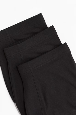 H&M Набор трусов-боксеры из хлопка (10 штук), черный