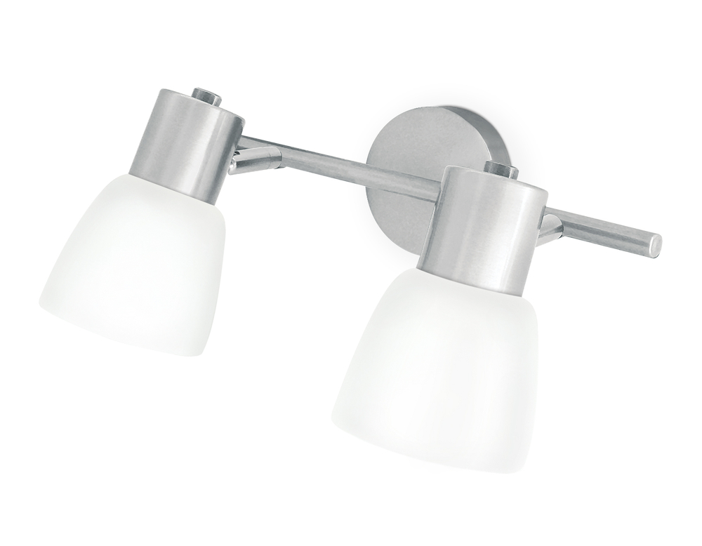 TR3963/2 CH/FR хром/белый матовый E27*2 max 40W 200*105*200