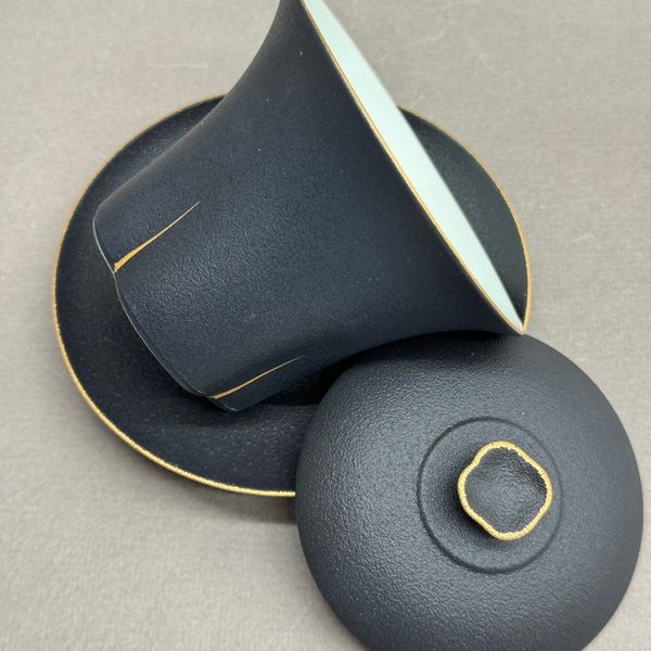 Гайвань черная, фарфор, 150мл