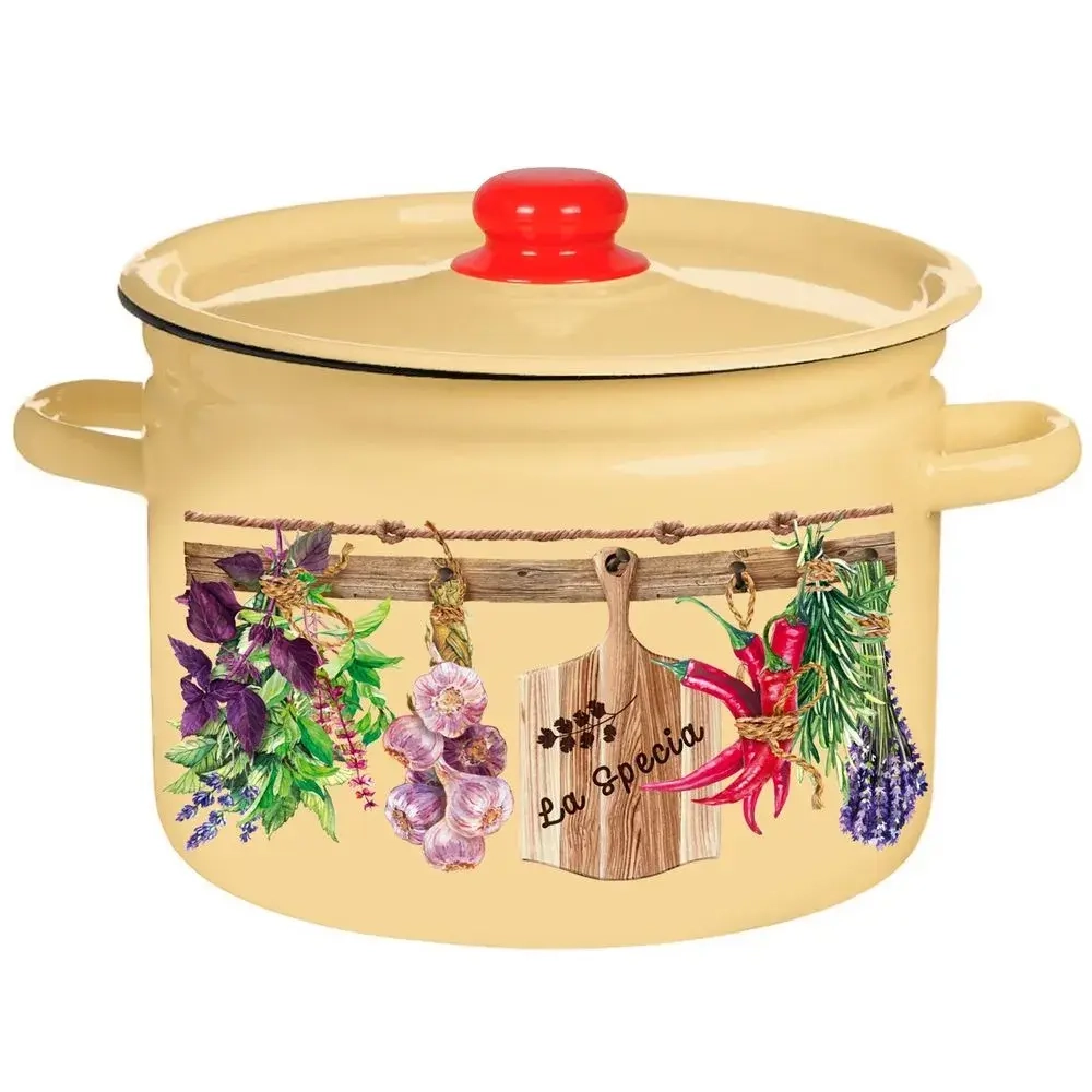 Кастрюля эмал цил La Speсio 1,5л ТМ Appetite