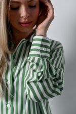 Блузка (рубашка) Тропический рай-2 Виотекс ЗЕЛЁНЫЙ