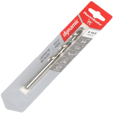 Rennbohr Сверло по металлу 10,0х133мм Dynamic