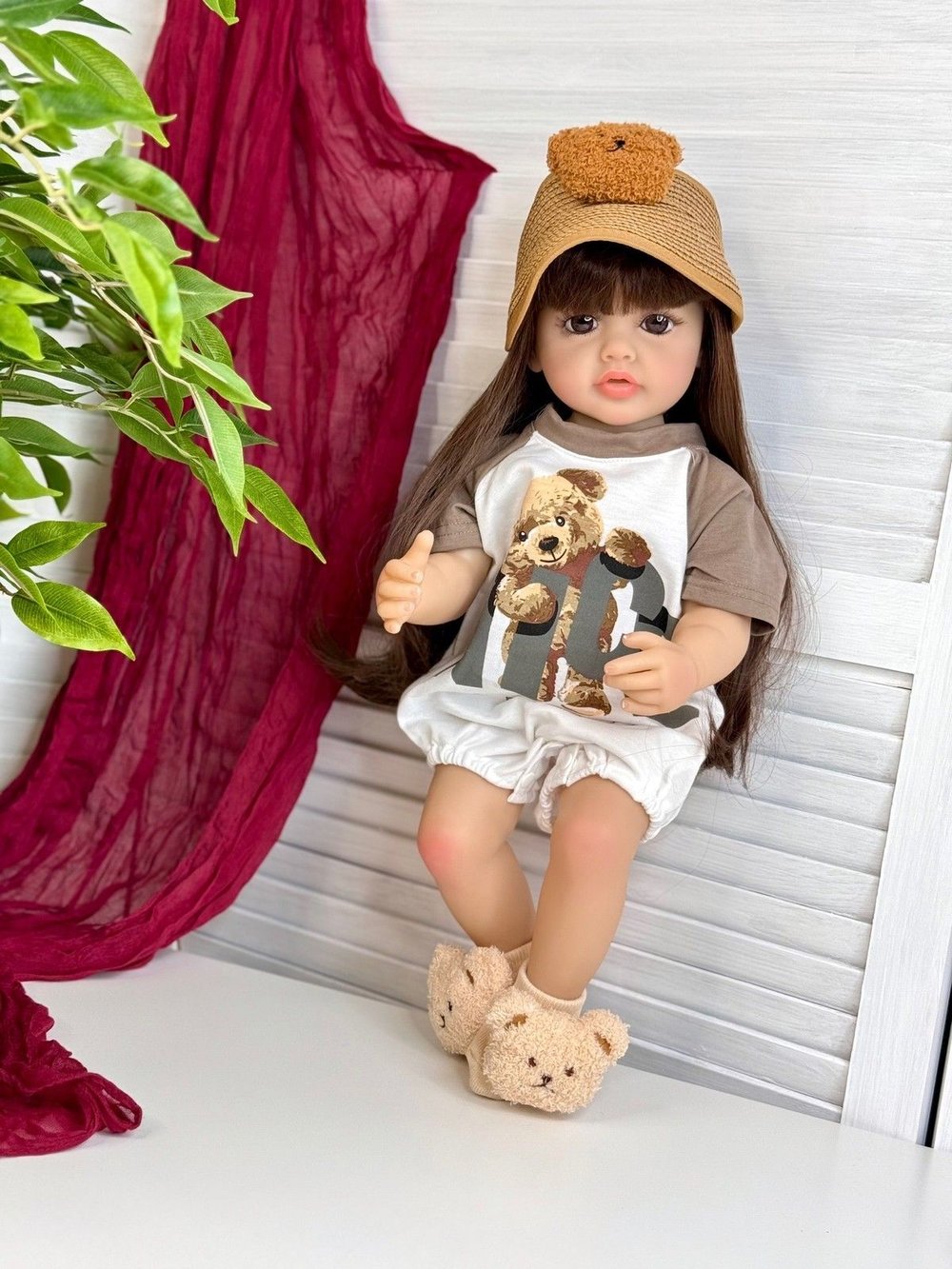 Кукла Реборн виниловая 55см в пакете (FA-290)