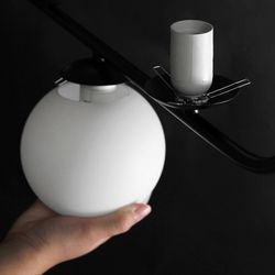 Подвесной реечный светильник HOOP L90 Black