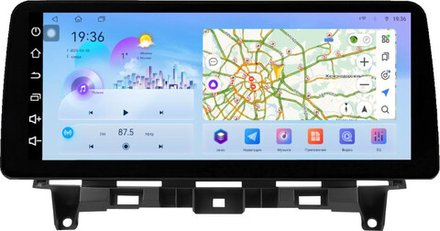 Магнитола для Honda Crosstour (рамка LUX) - FarCar монитор 12.3" 2K QLED на Android 14, TS10, CarPlay, 4G SIM-слот