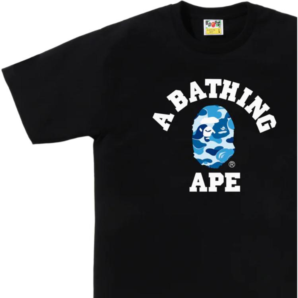A Bathing Ape Bathing Ape Ss26 Футболка черный синий
