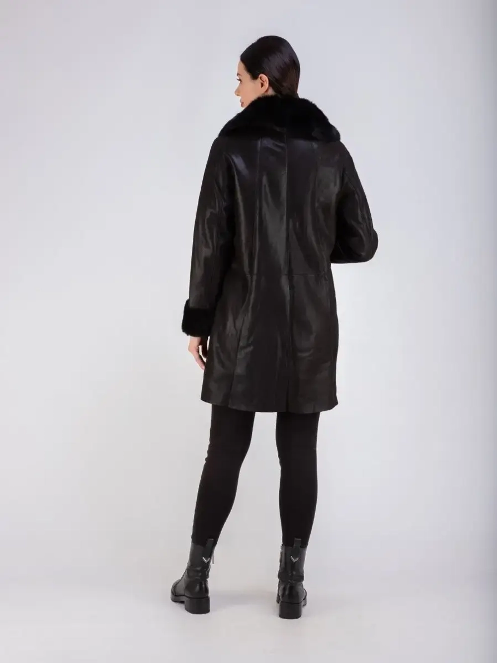 Дубленка натуральная длинная Турция