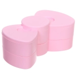 Органайзер для хранения «ФРИТОЛА», цвет пудровый, четыре отделения, 18*7*11см