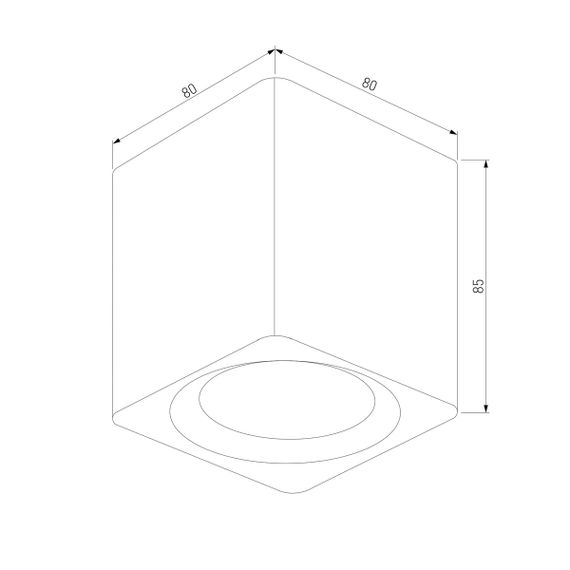 Потолочный светодиодный светильник Elektrostandard Matrix 25051/LED a065286