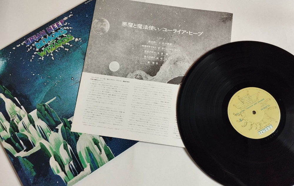 Винтажная виниловая пластинка LP Uriah Heep Demons And Wizards (Japan 1972) (No Obi)