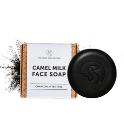 Camel Soap Factory — Face Soap: Charcoal & Tea Tree 75g / Мыло для лица: Уголь и чайное дерево, 75г