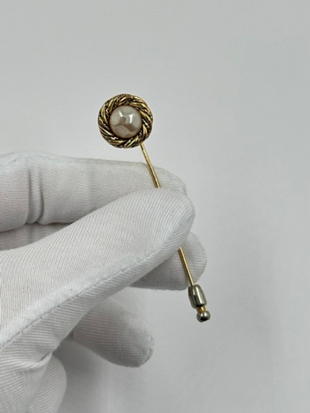 Брошь булавка с «жемчугом» Chanel