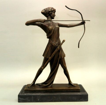 Бронзовая скульптура Артемида