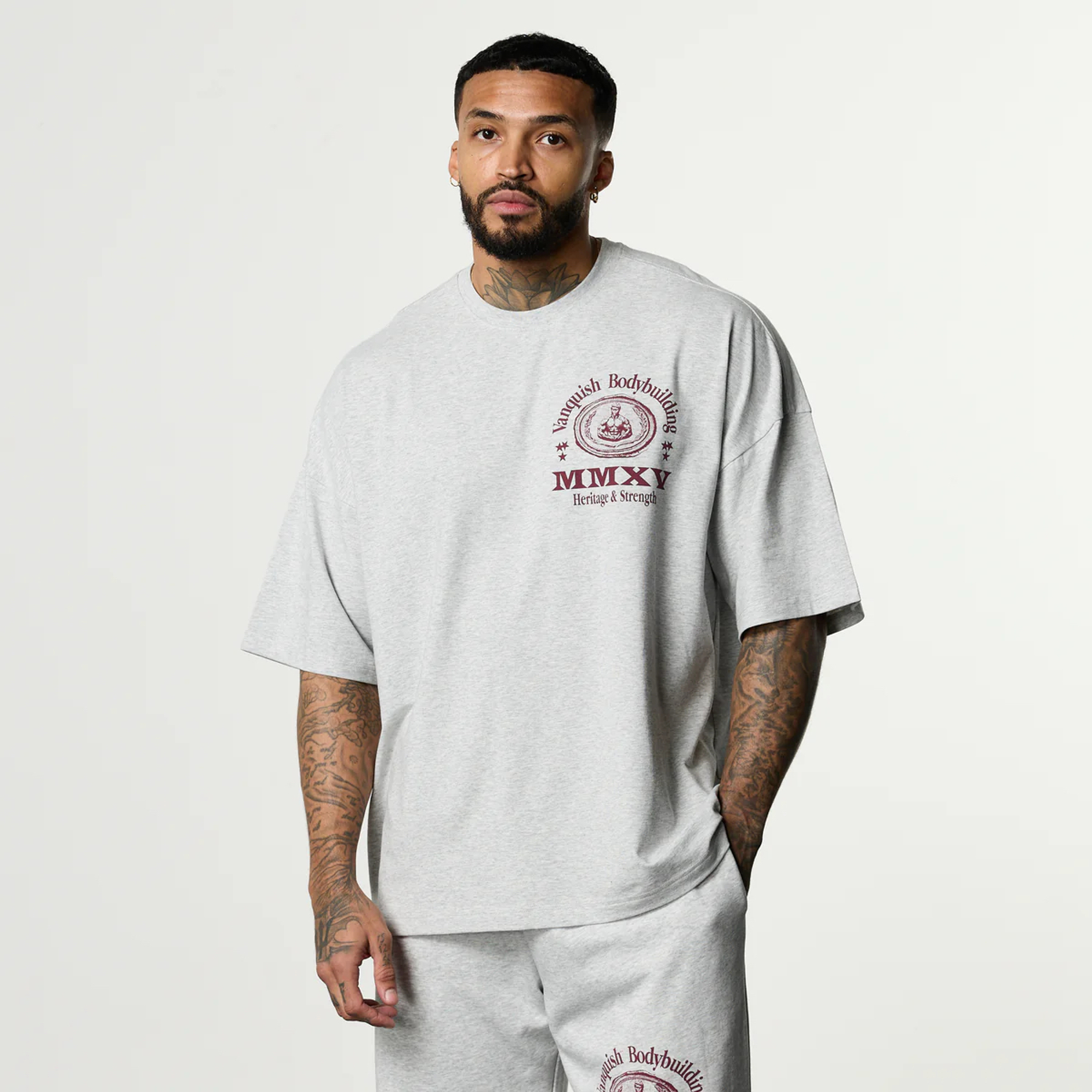 Футболка VANQUISH Heritage Oversized T-Shirt Grey