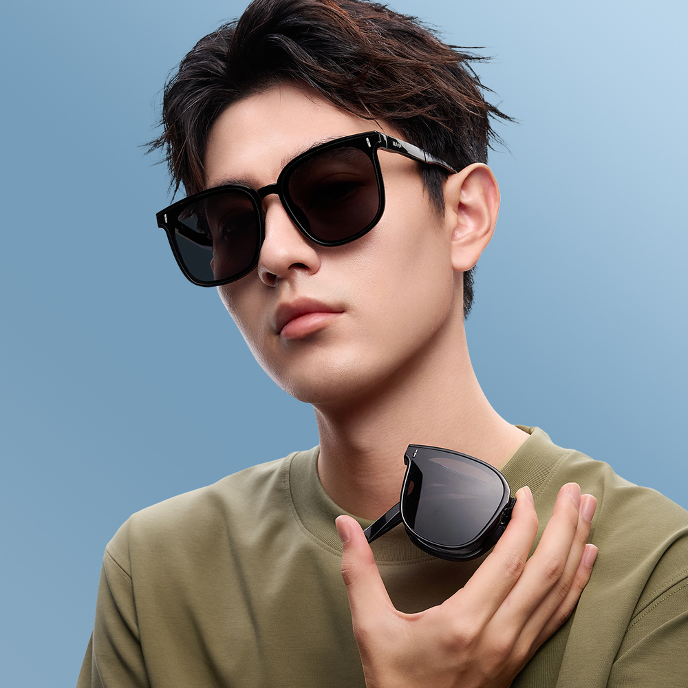 HLA TR/Memory Plastic Square Sunglasses Unisex