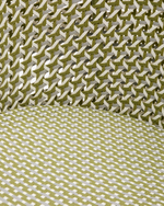 Подвесное кресло Saliga зеленого цвета из алюминия и искусственного ротанга