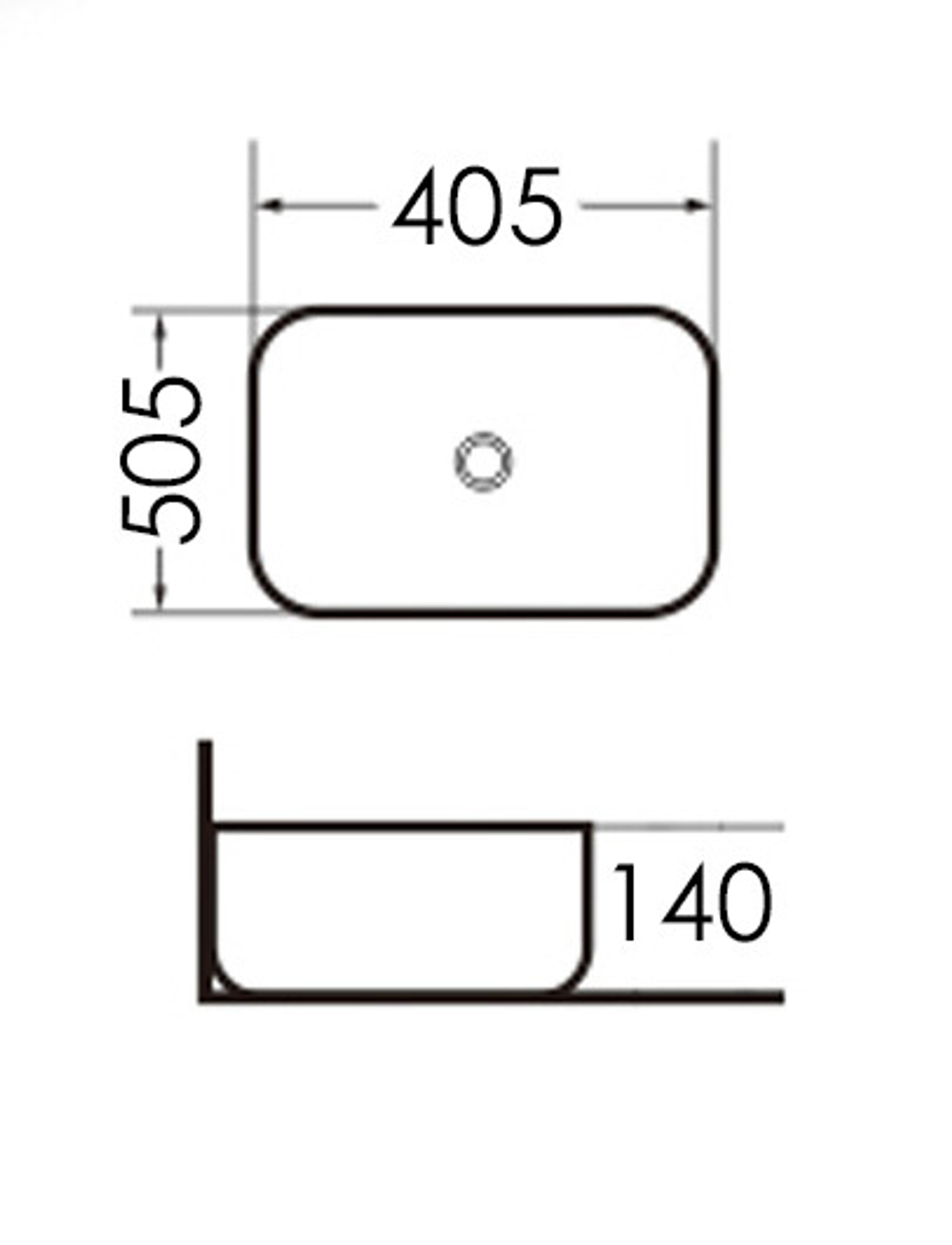 Раковина GROSSMAN GR-3020 накладная