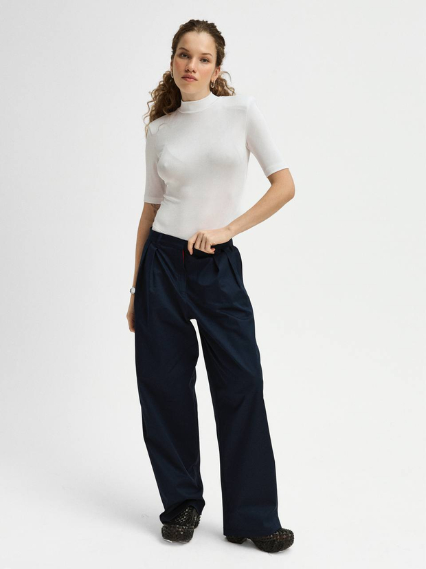 Брюки медицинские женские Юми, нэви хлопок