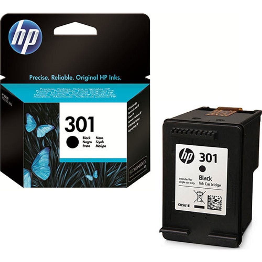 Картридж HP 301 струйный черный (120 стр) (CH561EE)