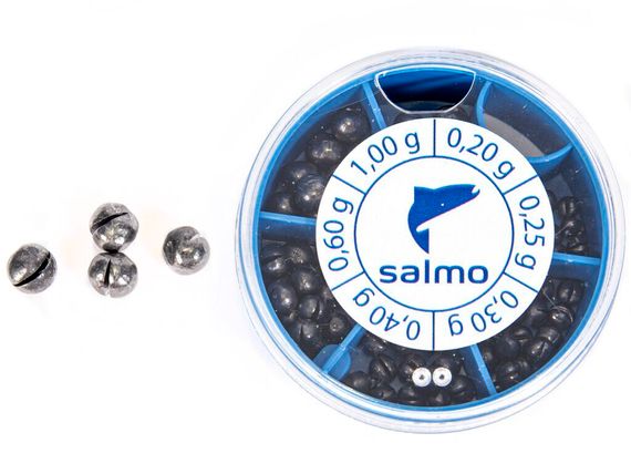 Грузила Salmo ДРОБИНКА PL 6 секций стандартные 050г набор