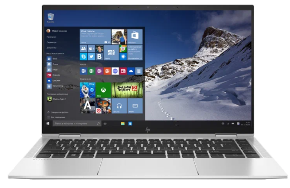 14" Ноутбук HP EliteBook x360 1040 G8 (1920x1080, Intel Core i5-1145G7, RAM 16ГБ, SSD 512ГБ, Intel Iris Xe, Win 10 Pro)
